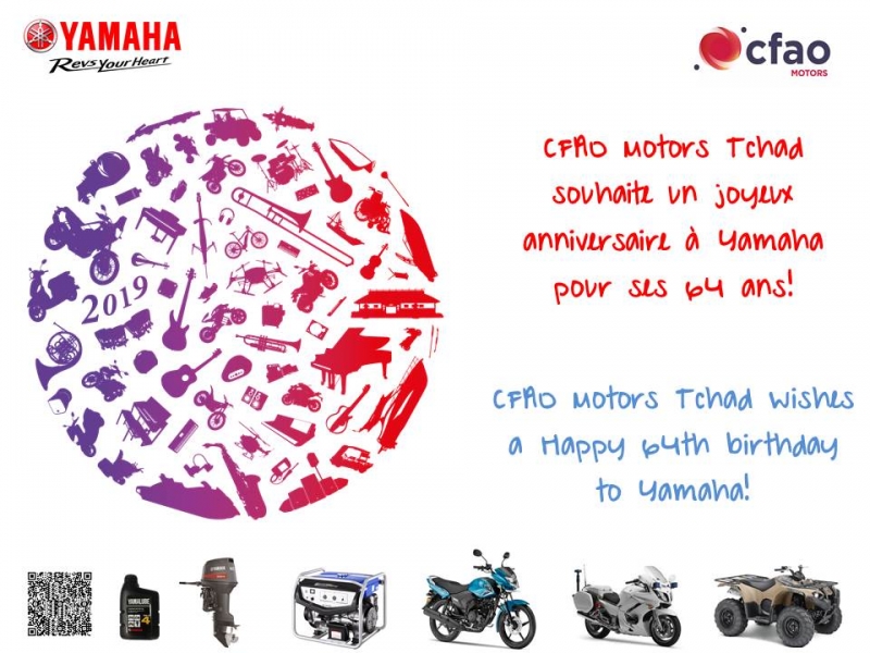 Joyeux Anniversaire Yamaha! #64thYamahaDay
